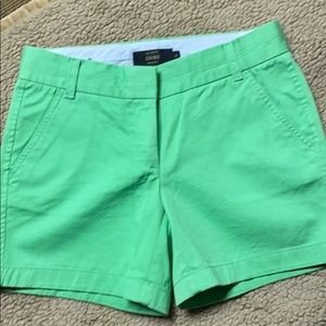 Green shorts